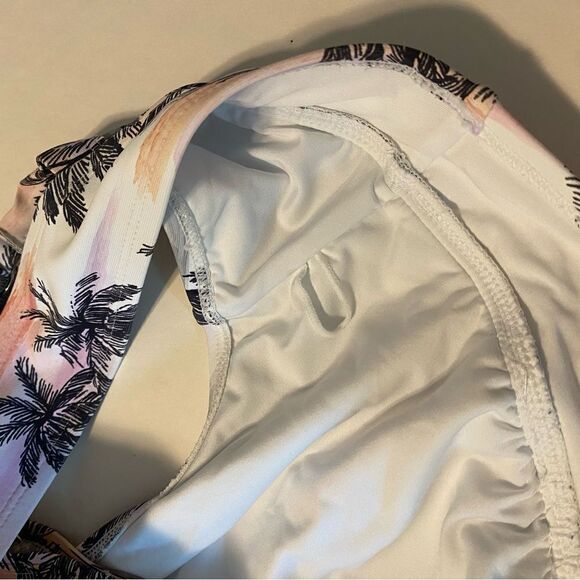 Next swimwear swimsuit bikini top NE12130 top tropical palm trees L - Picture 8 of 8